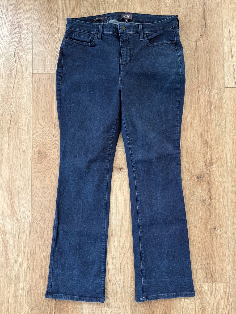 NYDJ Barbara Bootcut Jeans Size 14 Dark Wash Lift Tuck Technology